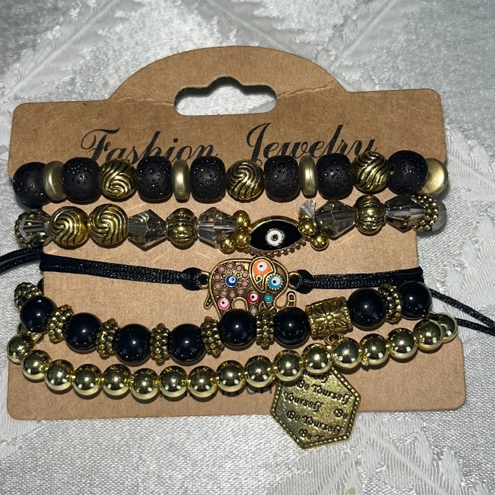 New Boho stackable stretch bracelets.(5) - Picture 1 of 1